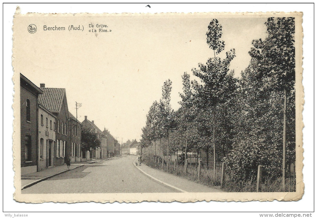 CPA - BERCHEM LEZ AUDENARDE - "La Rive" - "De Grijve" - Nels   // - Kluisbergen