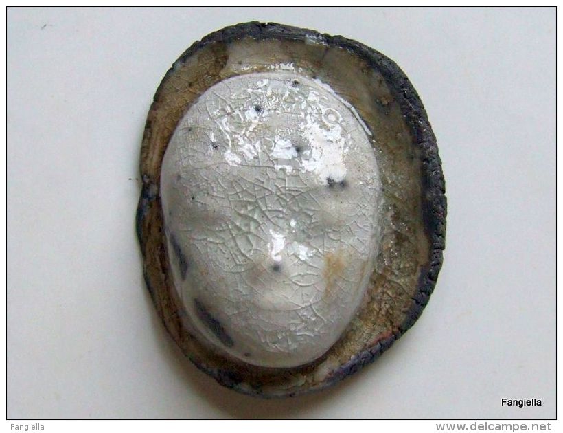 1 Cabochon Visage En Céramique Raku écru Beige Noir Fabrication Artisanale  Une Pièce Ethnique Unique à Décliner à Votre - Perles