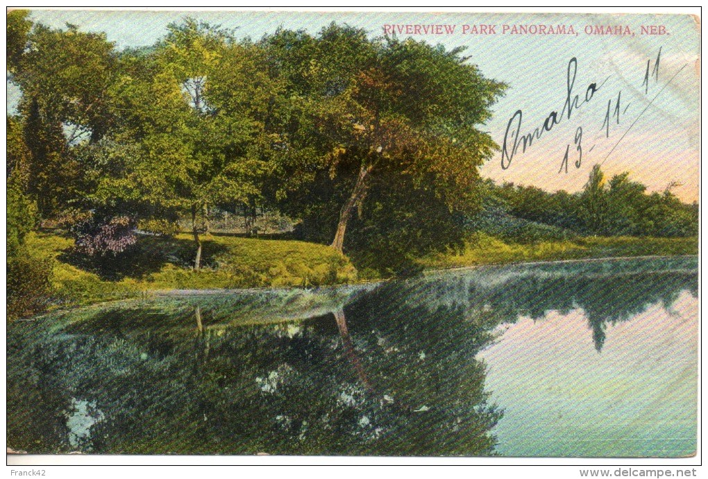Etats Unis. Ohama. Riverview Park Panorama - Omaha