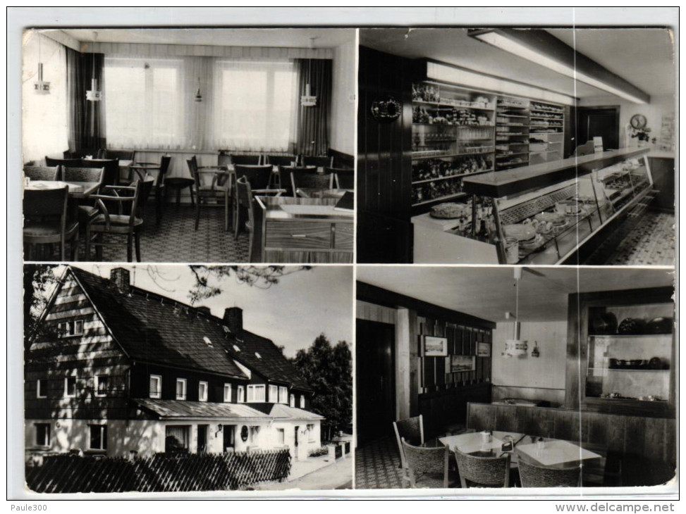 Schellerhau - Café ROTTER - Erzgebirge - Mehrbildkarte DDR - Schellerhau