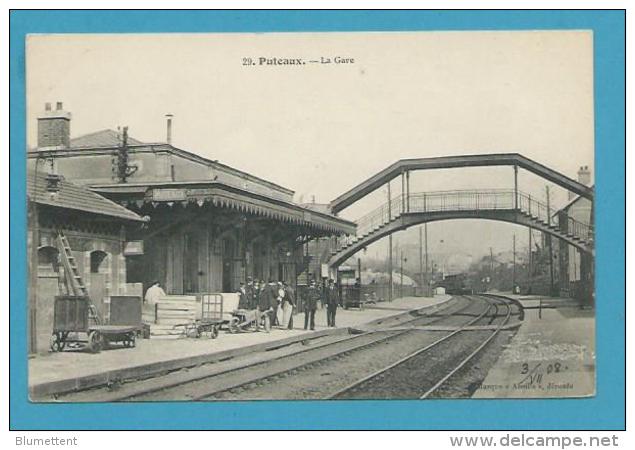 CPA 29 - Chemin De Fer Cheminots Arrivée Du Train En Gare De PUTEAUX 92 - Puteaux