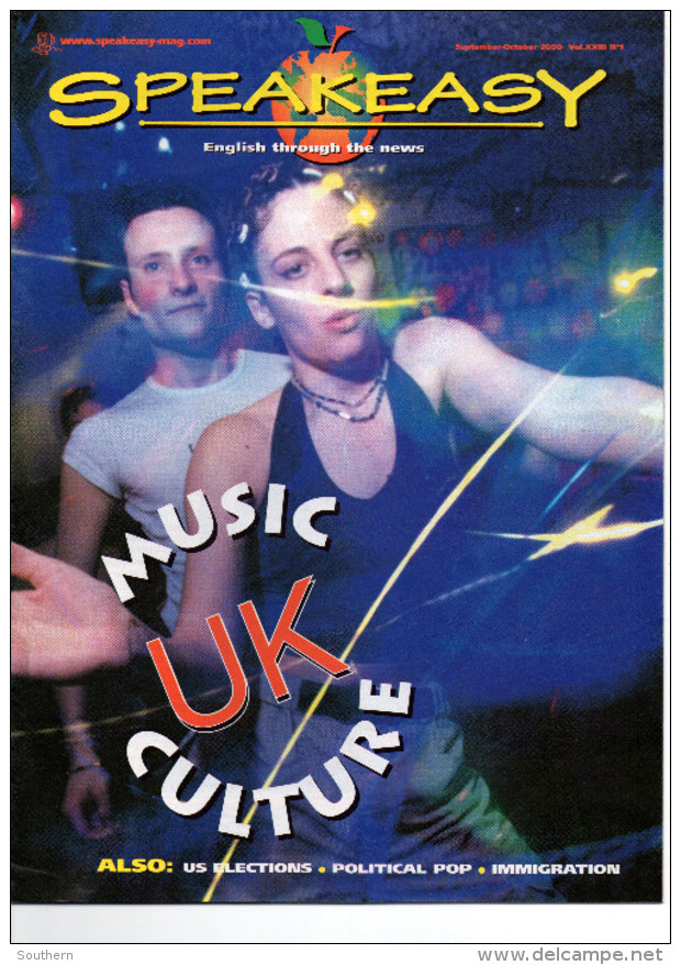 Speakeasy Volume XXIII N° 1 - 09/10/2000 -Music UK Culture -Dancers In A World Of Their Own -TBE - - Sonstige & Ohne Zuordnung