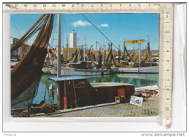 PO5154D# PESARO - FANO - PORTO CANALE - BARCHE PESCA  VG 1971 - Fano