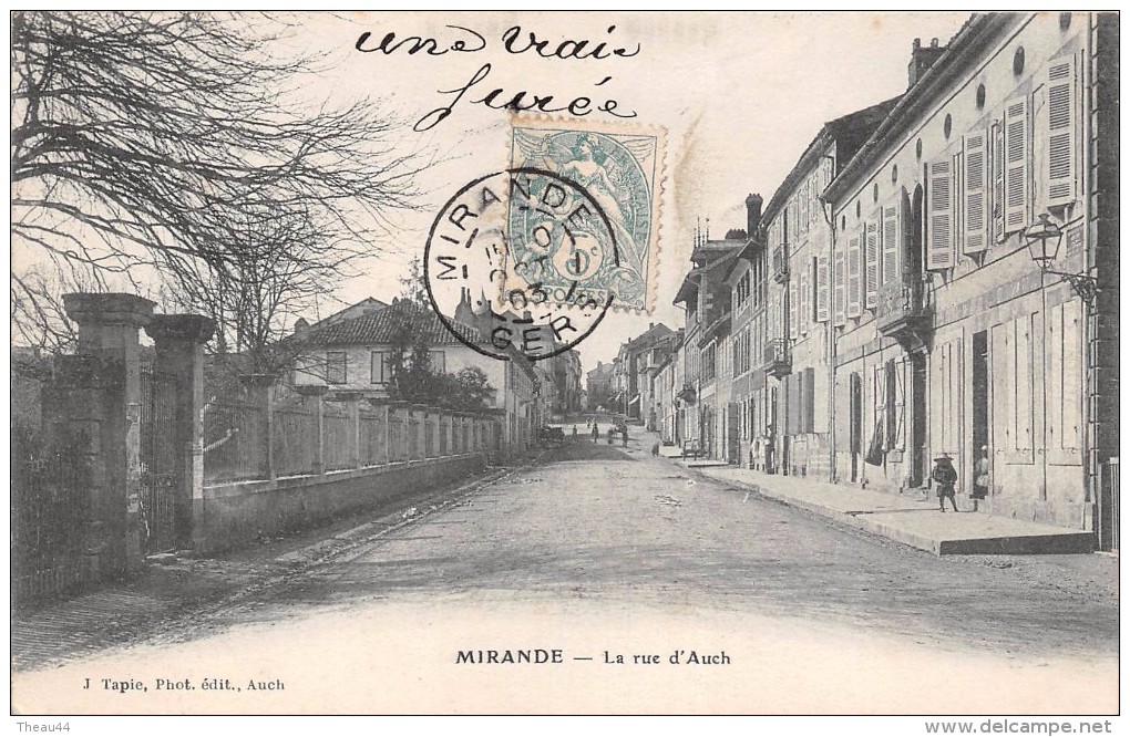 ¤¤  -  MIRANDE  -  La Rue D'Auch   -  ¤¤ - Mirande