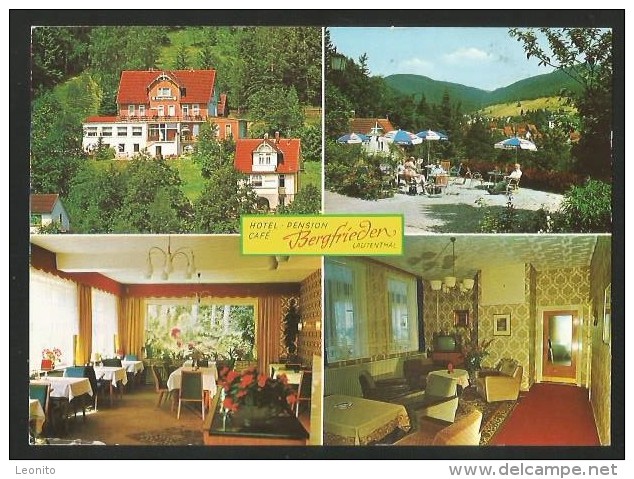 LANGELSHEIM Niedersachsen Lautenthal Goslar Hotel Pension Café BERGFRIEDEN 1987 - Langelsheim