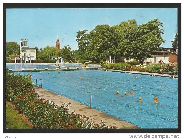 LANGEN Hessen Offenbach Darmstadt FREIBAD 1986 - Langen