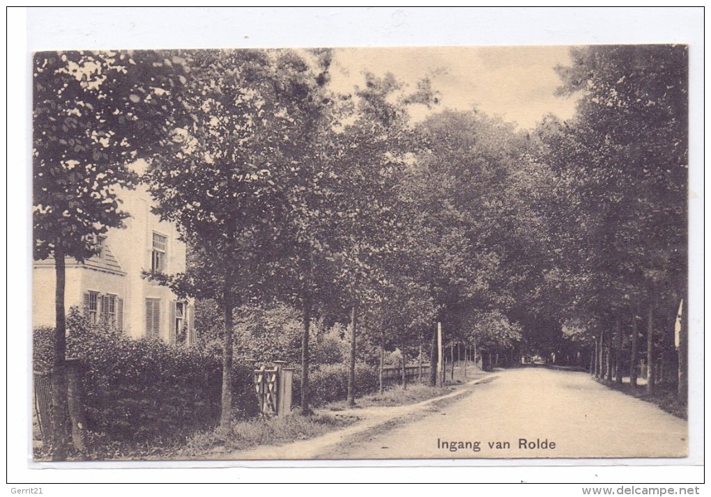 NL - DRENTHE - ROLDE, Ingang Van Rolde - Rolde