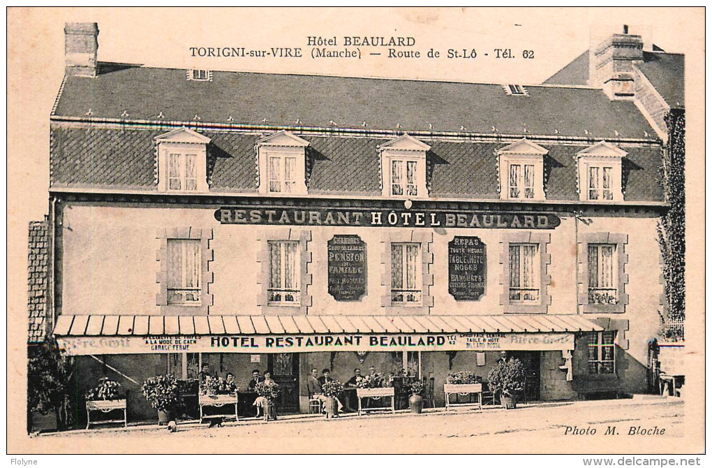 Torigni Sur Vire - Hôtel BEAULARD - Restaurant Pension De Famille - Route De St Lo - Belle Animation - Autres & Non Classés