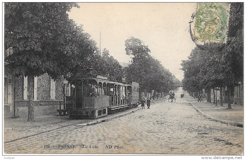 78 - POISSY - 199 - La Côte - TRAM - ND Phot. - Bon état - Poissy