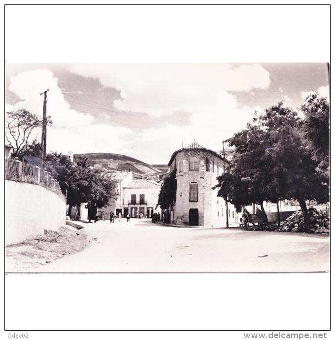 GDLJRTP6742-LFTD11645.Tarjeta Postal DE GUADALAJARA.Casas,edificios Y Arboleda.CALLE DE BILBIANO CONTRERAS En JADRAQUE - Guadalajara