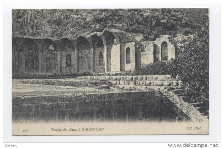 Tunisie--ZAGHOUAN--Le Temple Des Eaux**SCANS RECTO VERSO **C37 - Tunisia