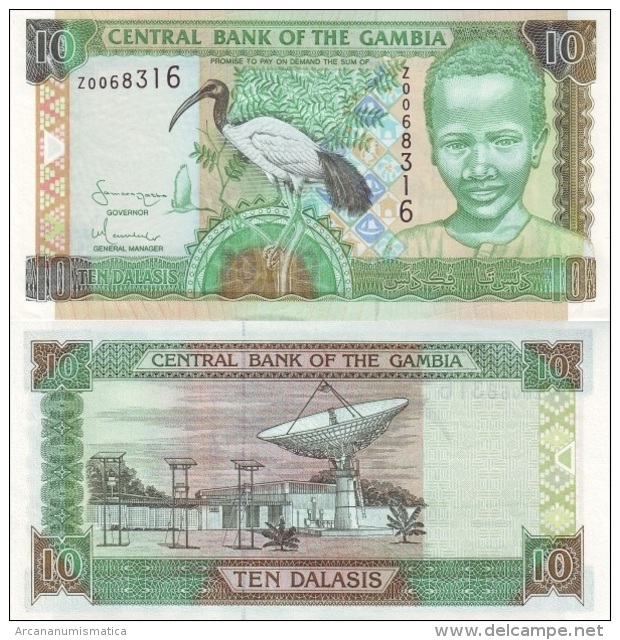 GAMBIA  10 DALASIS ND (2001-2005)  KM#21C  PLANCHA/UNC   T-DL-3566 - Gambie
