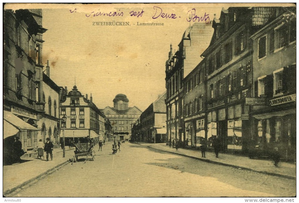 N°1284 PPP 381  ZWEIBRUCKEN LAMMSTRASSE - Zweibruecken