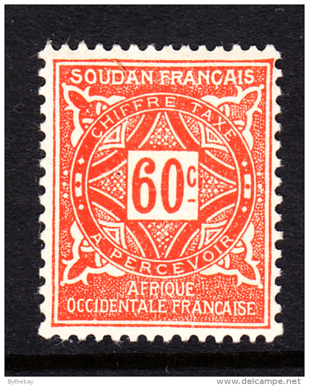 French Sudan MH Scott #J17 60c Postage Due - Neufs