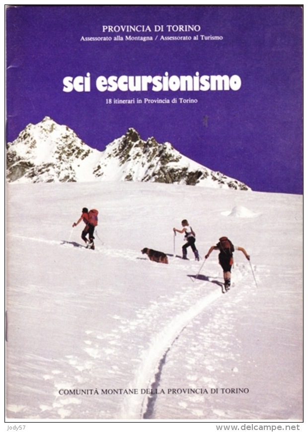 SCI ESCURSIONISMO - PROVINCIA DI TORINO - 1973 - Sport Invernali