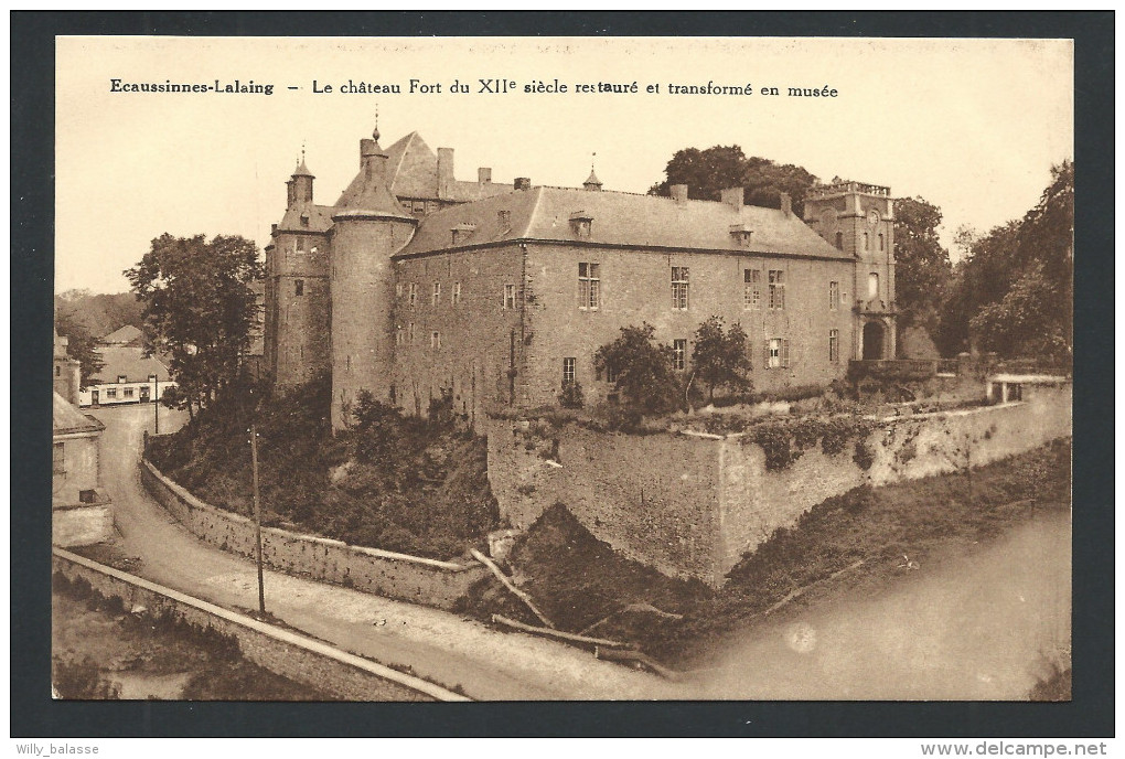 M. CPA - ECAUSSINNES LALAING - Le Château Fort Du XII E Siècle Restauré Et Transformé En Musée  // - Ecaussinnes