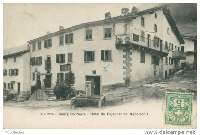 CH BOURG SAINT PIERRE / Hôtel Du Déjeuner De Napoléon I / - Bourg-Saint-Pierre 