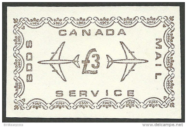 B14-30 CANADA GB Bannockburn Local Post 1971 Label MHR 4 - Local, Strike, Seals & Cinderellas
