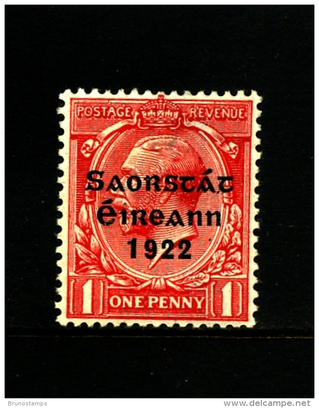 IRELAND/EIRE - 1922  1 D. FREE STATE  MINT  SG 53 - Unused Stamps