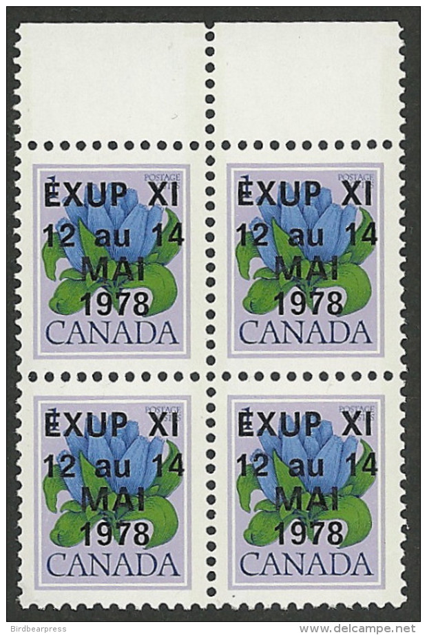 B15-03 CANADA EXUP 1978 Montreal Philatelic Exhibition Stamps MNH - Viñetas Locales Y Privadas