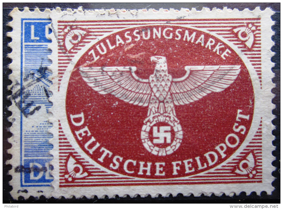 ALLEMAGNE EMPIRE                 FELDPOST  1/2               OBLITERE - Occupation 1938-45