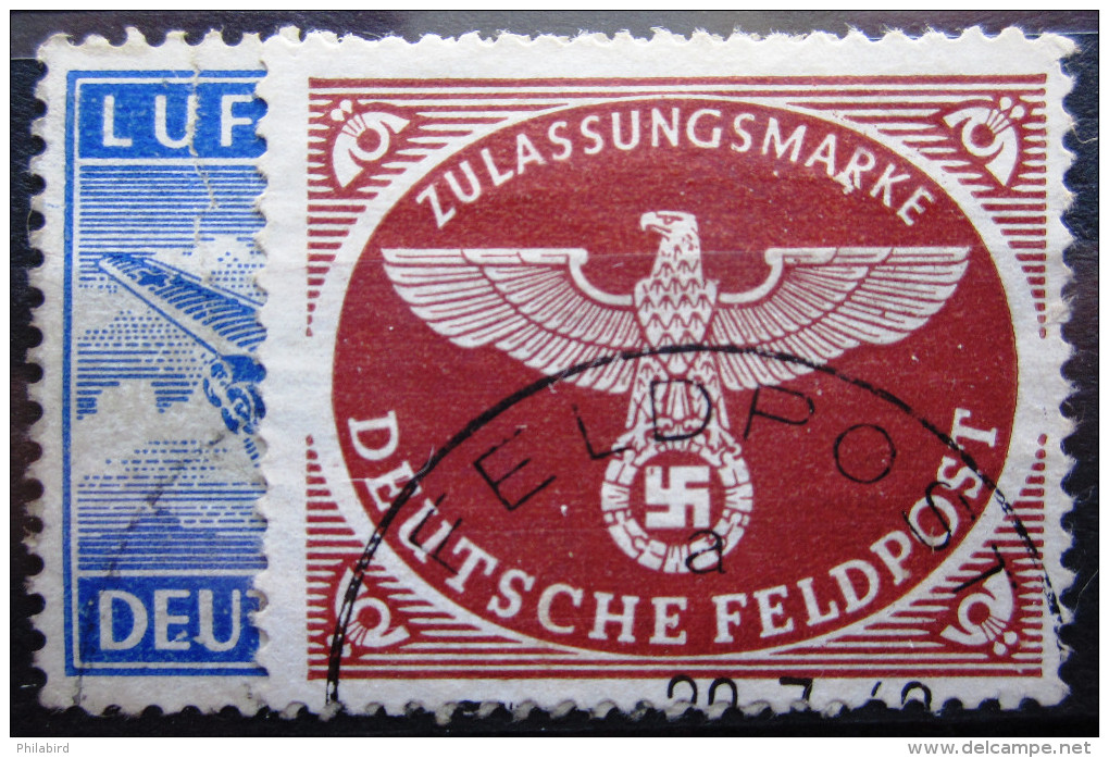 ALLEMAGNE EMPIRE                 FELDPOST  1/2               OBLITERE - Occupation 1938-45