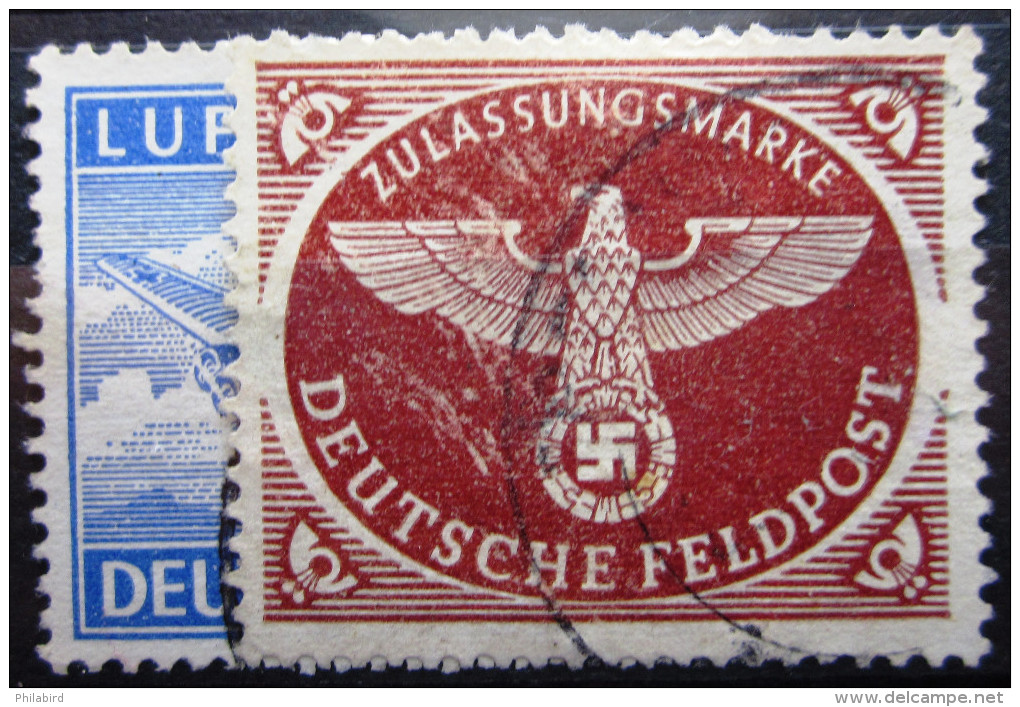 ALLEMAGNE EMPIRE                 FELDPOST  1/2               OBLITERE - Occupation 1938-45