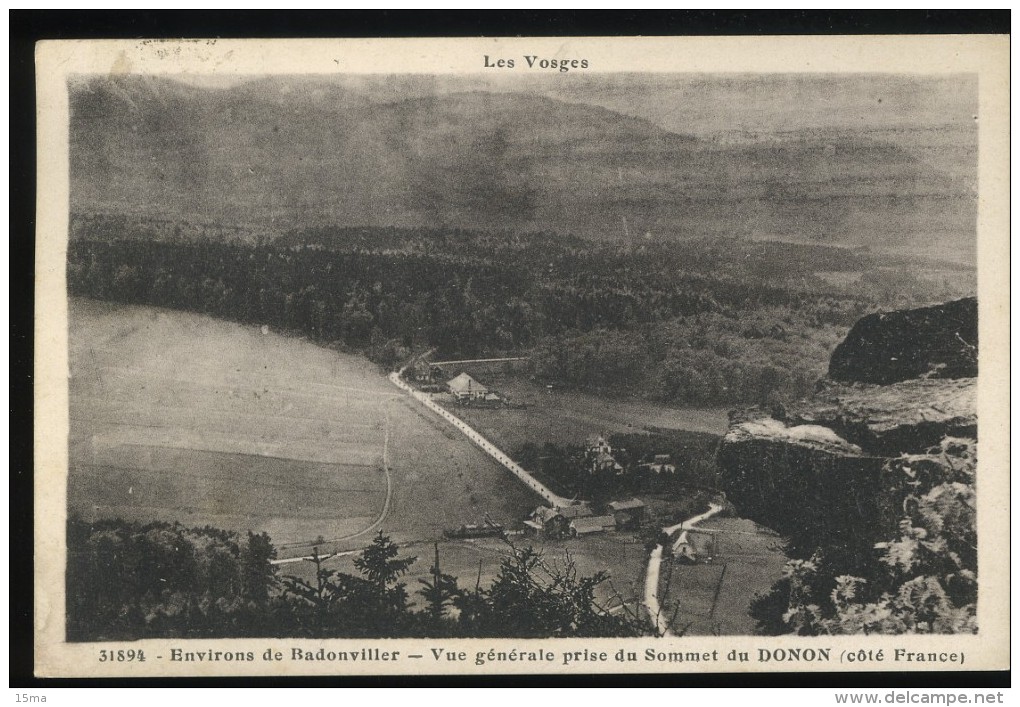 88 Vosges Environs De Badonviller 31894 Vue Générale Prise Du Sommet Du Donon Côté France 1936 CLB - Other & Unclassified