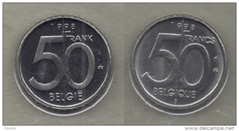 50 Frank 1998  Frans+vlaams * Uit Muntenset * FDC - 50 Francs