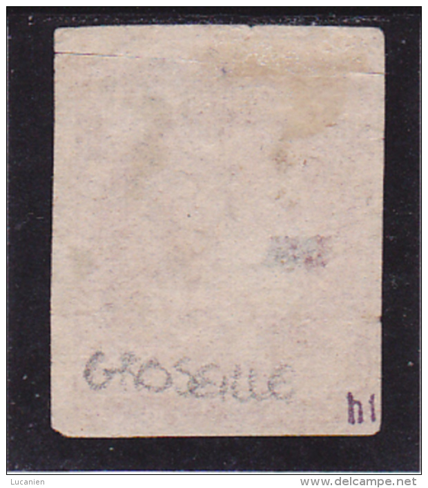 Timbre 49 Oblitéré  Nuance "Groseille"- Voir Verso  & Descriptif - - 1870 Emisión De Bordeaux