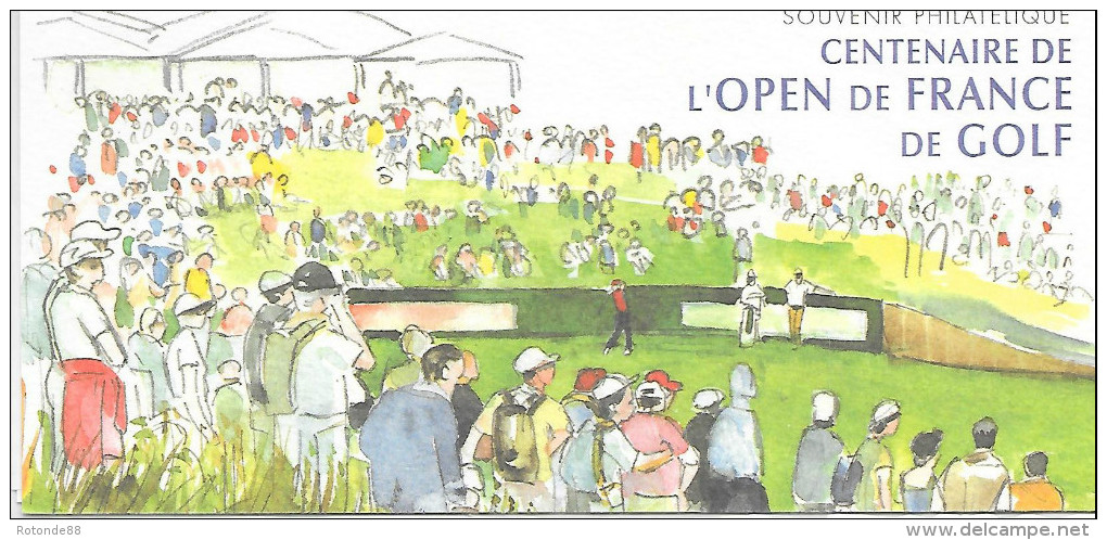 Bloc Souvenir Neuf Sous Blister " CENTENAIRE DE L 'OPEN DE FRANCE DE GOLF" - Blocs Souvenir