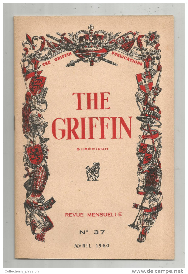 Revue Mensuelle The GRIFFIN, Cour Supérieur, N° 37, 1960, Anglais, 24 Pages, Ed : Mathias, Poitiers, Frais Fr :1.55€ - 12-18 Years Old