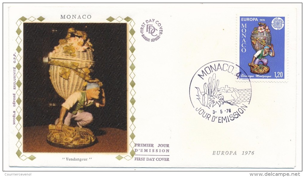 MONACO => 2 FDC => Europa 1976 - 3/05/1976 - FDC