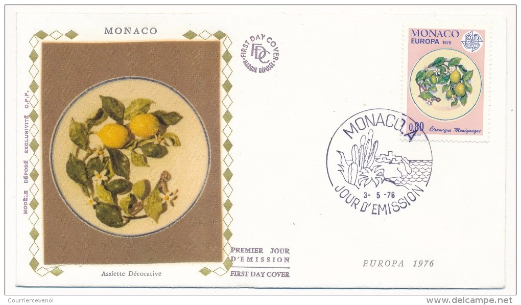 MONACO => 2 FDC => Europa 1976 - 3/05/1976 - FDC