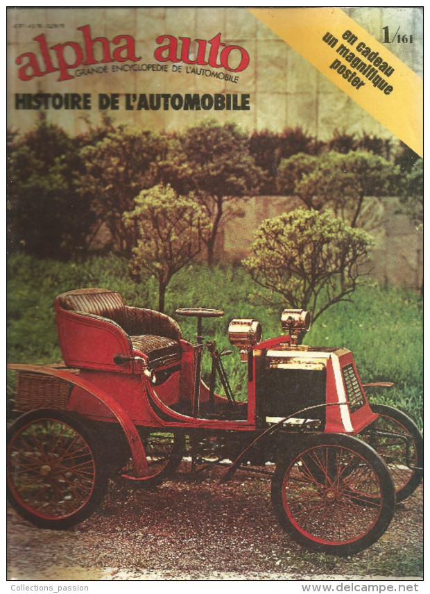 Alpha AUTO , Encyclopédie De L'automobile , 1/161, Histoire De L'automobile , La Voiture Sans Chevaux , Frais Fr : 2.70€ - Auto/Motorrad