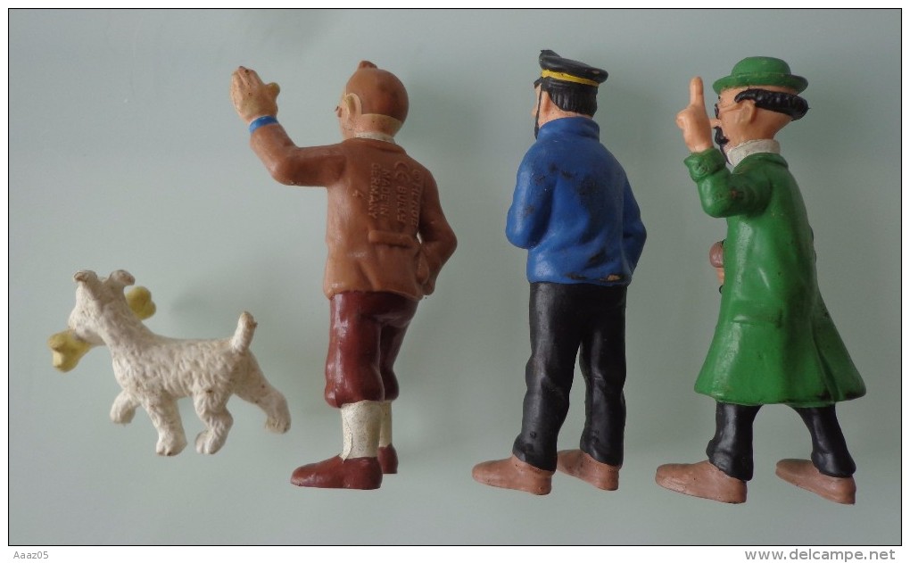 Lots De 4 Figurines "Tintin" - Tintin