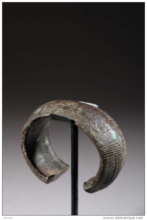 Bracelet de cérémonie Baoulé en bronze