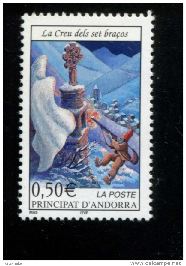 FRANS ANDORRA MINT NEVER HINGED POSTFRISCH EINWANDFREI NEUF SANS CHARNIERE YVERT 561 - Unused Stamps