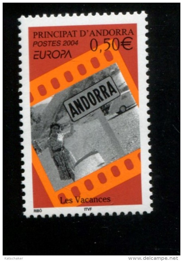FRANS ANDORRA MINT NEVER HINGED POSTFRISCH EINWANDFREI NEUF SANS CHARNIERE YVERT 594 - Unused Stamps
