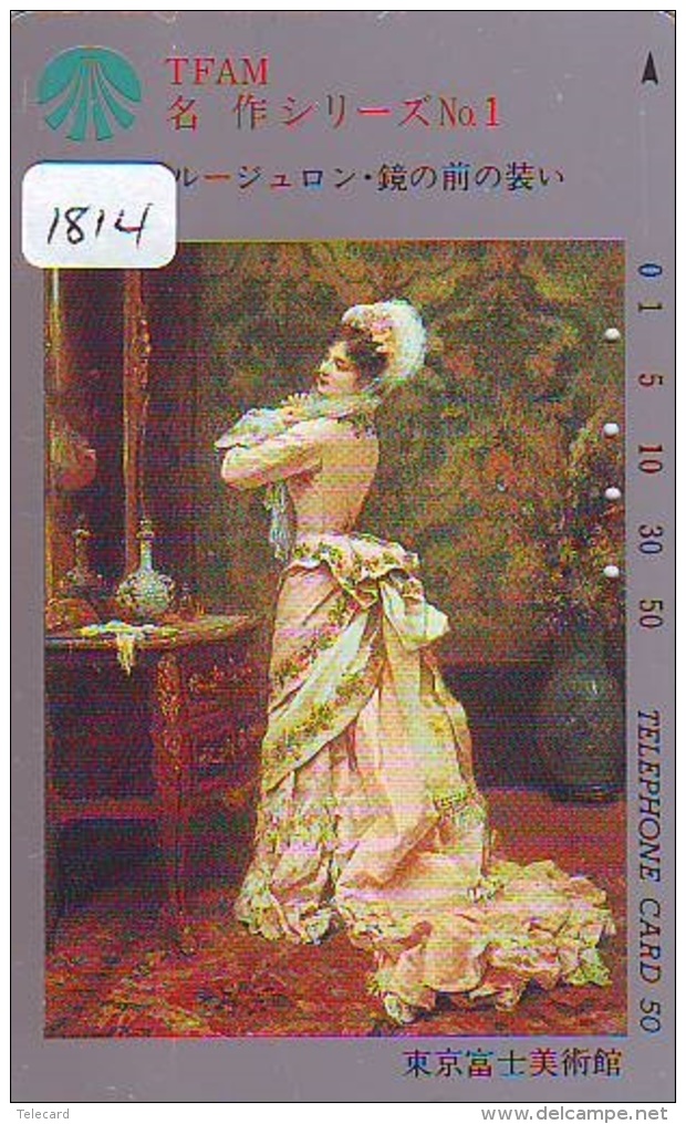 Télécarte JAPON * PEINTURE * ART * Telefonkarte Gemälde (1814) Phonecard Japan * KUNST * SCHILDERIJ - Malerei