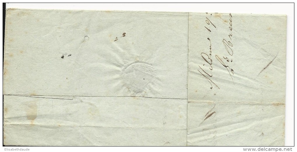 SUISSE - 1845 - LETTRE De MOUDON Pour OTHMARSINGEN - Poststempel