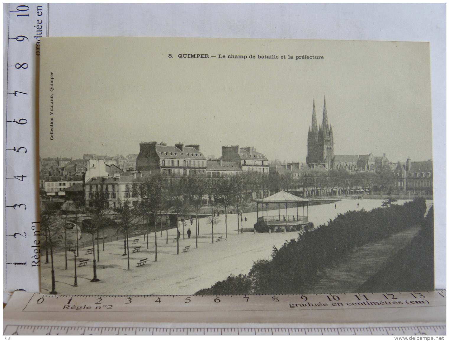 29 - QUIMPER - Le Champ De Bataille Et La Préfecture - Quimper