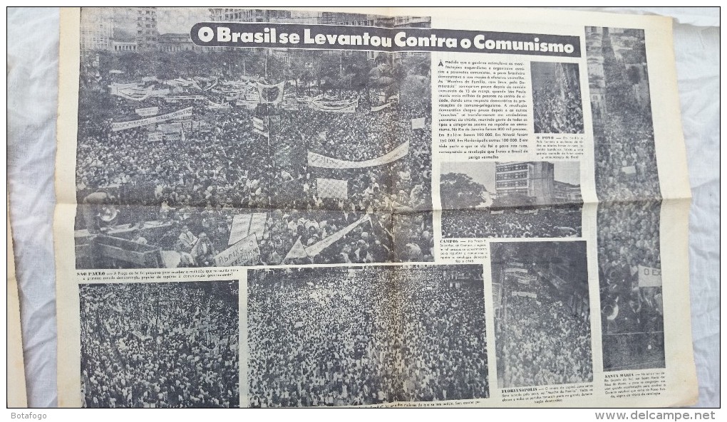 SUPLEMENT JOURNAL(non Annonce) Au BRESIL En 1964 REVOLUTION INFILTRATION COMUNISTE - Magazines