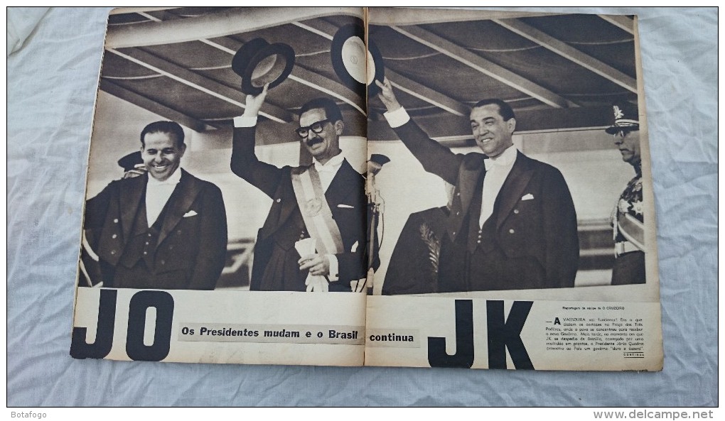 REVUE BRESIL O CRUZEIRO 18 Fevereiro 1961!! JANIO EM BRASILIA A POSSE - Magazines