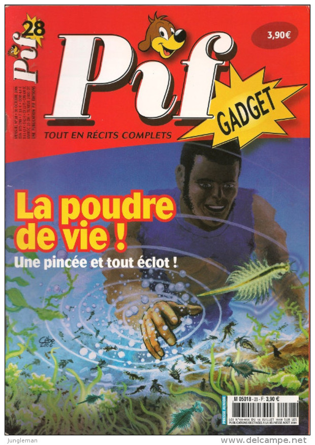 Pif Gadget N° 28 De Oct 2006 - Avec Circus Story, Kid Franky, Lobo Tommy, Placid & Muzo, Forg, F. Laurizon. Revue En TBE - Pif & Hercule