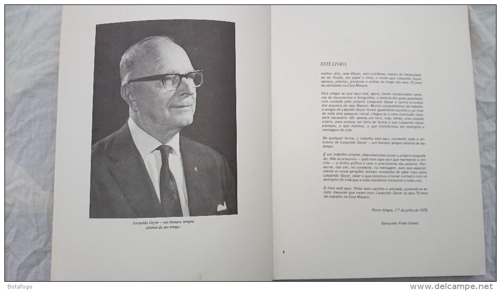 HISTORICO DOS 75 ANOS DE TRABALHO LEOPOLDO GEYER NA CASA MASSON!! - Revues & Journaux