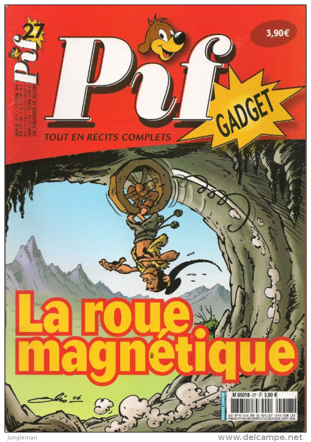 Pif Gadget N° 27 De Oct 2006 - Avec Kid Franky, Quentin Le Seul, Placid & Muzo, Gâbs, Loup Noir, Léo. Revue En TBE - Pif & Hercule