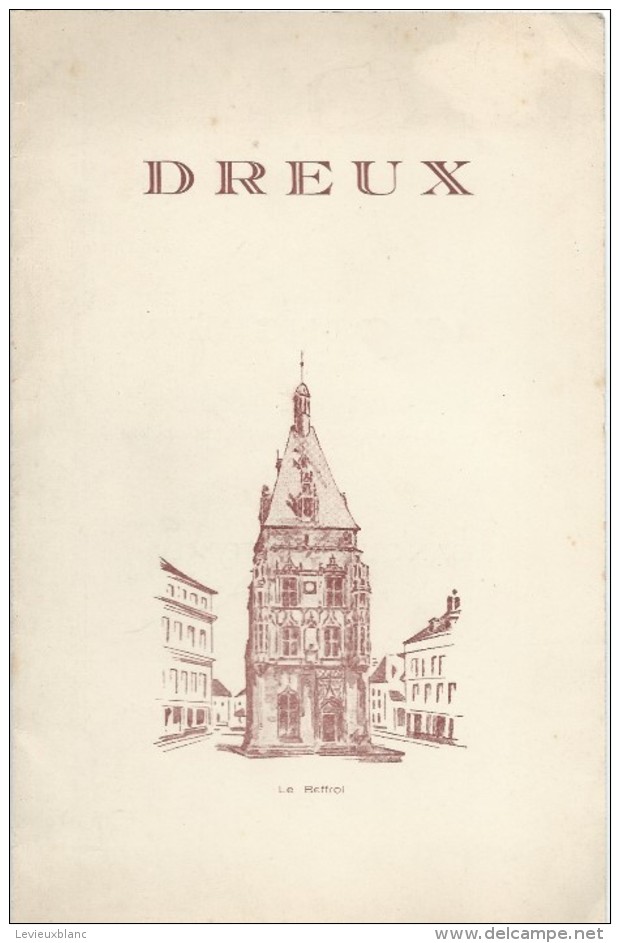 Menu Déjeuner/16éme Congrés FédérationCoopérative Régionale N°1/Banquet/Hotel De France/DREUX/Le Beffroi/1951  MENU173 - Menus