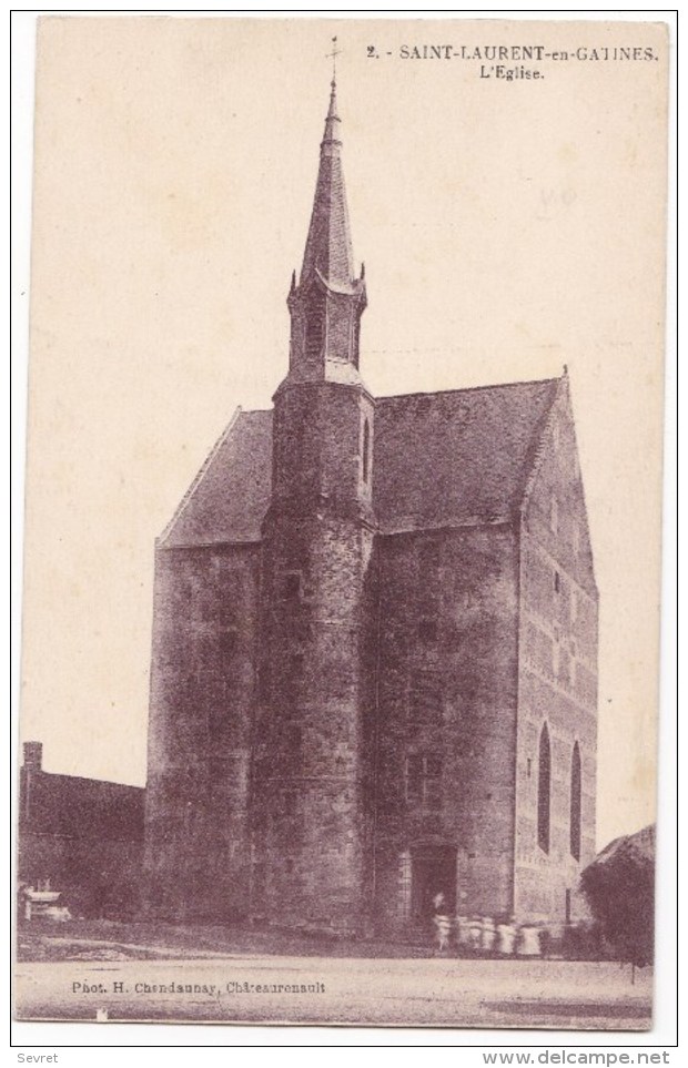 SAINT LAURENT En GATINES  - L'Eglise. - Semblançay