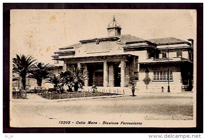 P1182  - OSTIA MARE  - STAZIONE FERROVIARIA - Altri & Non Classificati